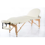 RestPro Classic Oval 3 Cream Κρεβάτι "LUX" Κλίνη Μασάζ Φυσικοθεραπείας Βαλίτσα Ξύλινο